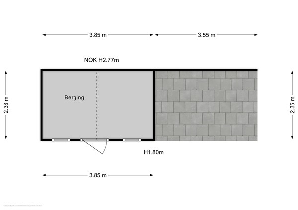 Floorplan - Laagstraat 1, 6611 CD Overasselt
